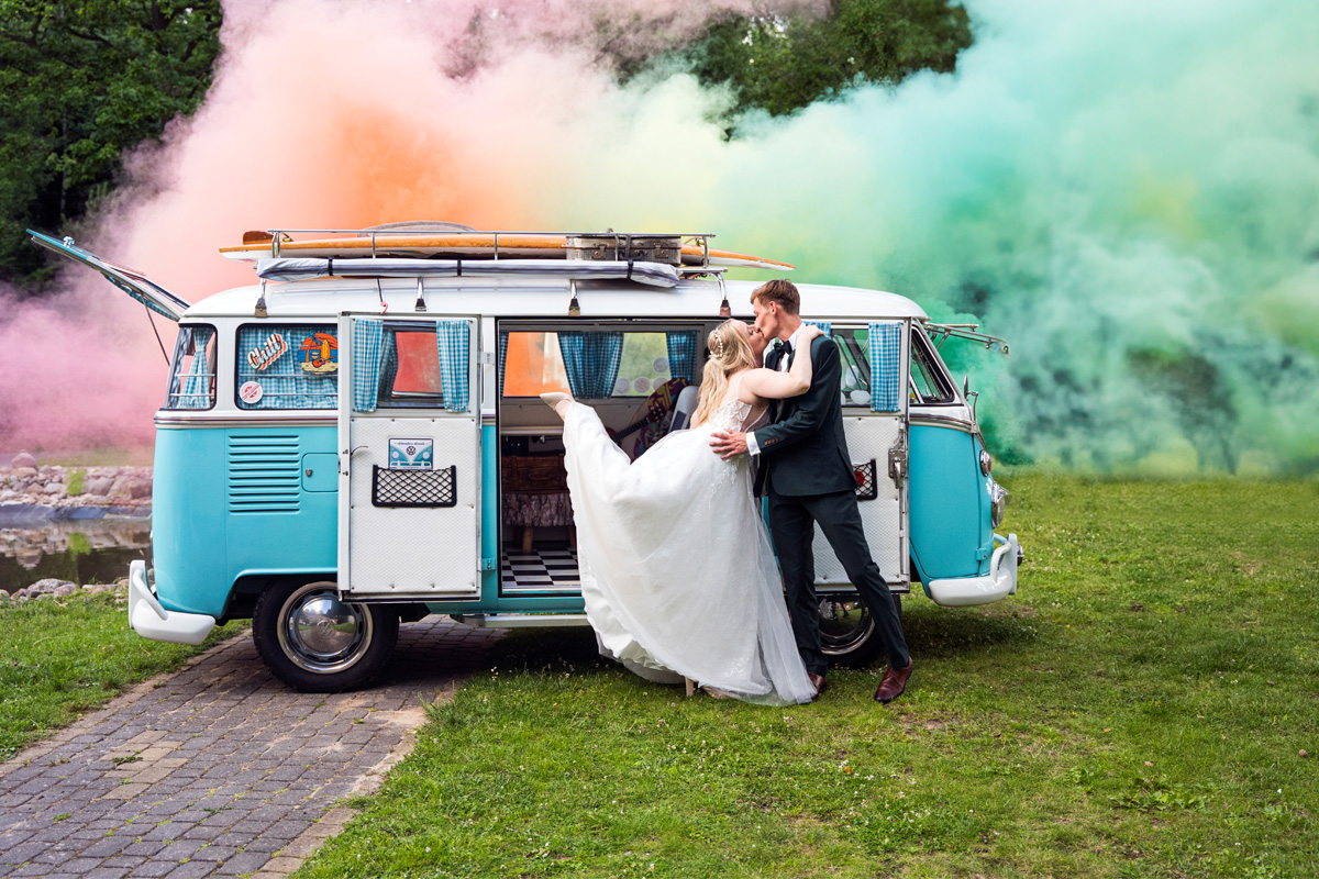 sesja weselna w plenerze